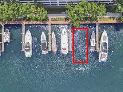 Dock For Rent At PRIVATE BOAT SLIP INCLUDED IN PURCHASE.